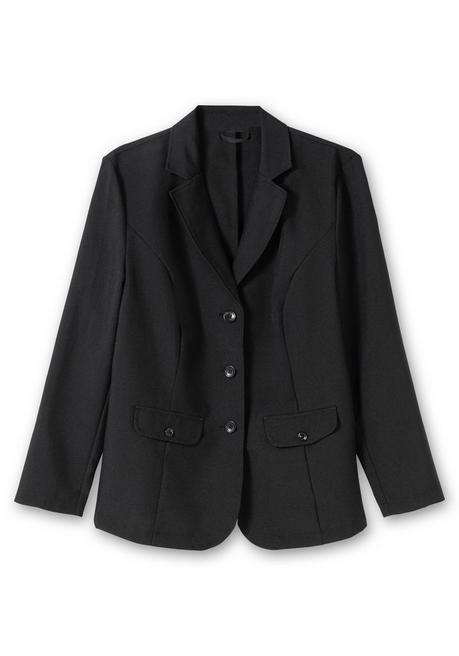 Sheego Blazer In Klassischer Form - Schwarz Sheego
