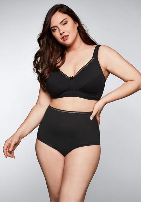 Sheego Doppelpack BHs Ohne Bügel - Schwarz Sheego