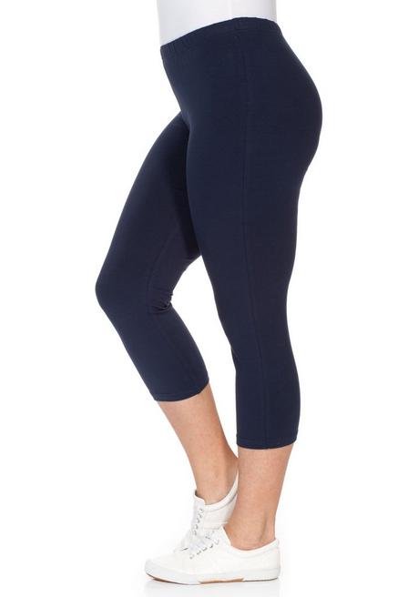 Sheego Leggings In Caprilänge - Marine Sheego