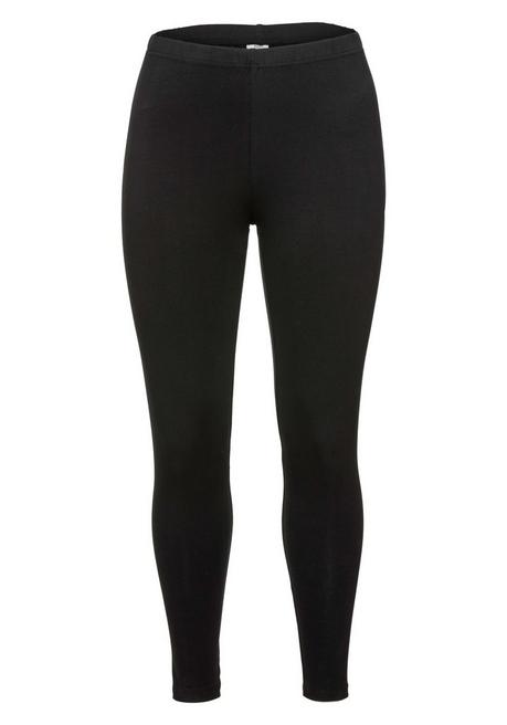Sheego Leggings Mit Gummizugbund - Schwarz Sheego