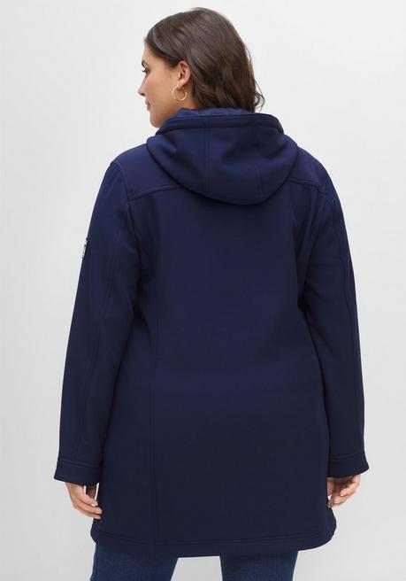 Sheego Long-Softshelljacke - Marine Sheego