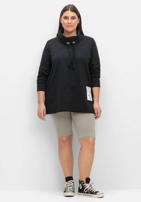 Sheego Radlerhose Mit Gummizugbund - Grau Sheego