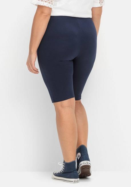 Sheego Radlerhose Mit Gummizugbund - Marine Sheego