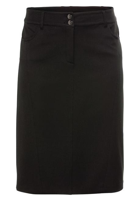 Sheego Rock Mit Bodyforming-Effekt - Schwarz Sheego