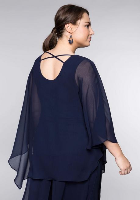 Sheego Tunika In 2-in-1-Optik - Marine Sheego