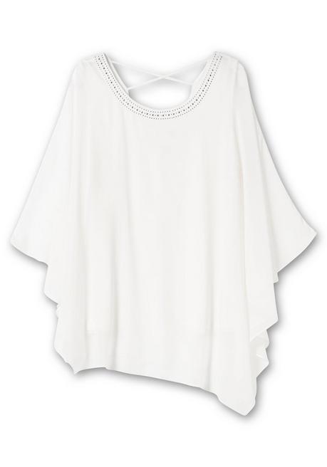 Sheego Tunika In 2-in-1-Optik - Offwhite Sheego