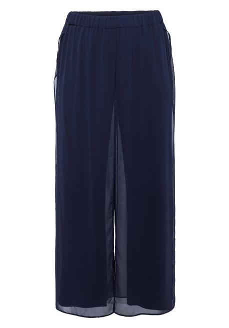 Sheego Weite Hose Im Lagenlook - Marine Sheego