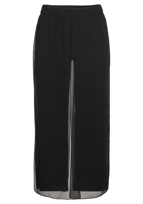 Sheego Weite Hose Im Lagenlook - Schwarz Sheego