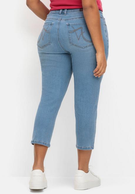 Sheego Skinny 7/8-Jeans In Powerstretch-Qualität - Blue Denim Sheego