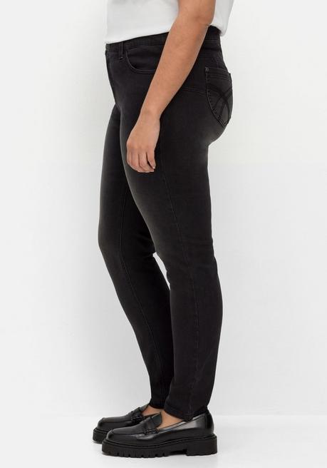 Sheego Skinny Jeans In Curvy-Schnitt SUSANNE - Black Denim Sheego