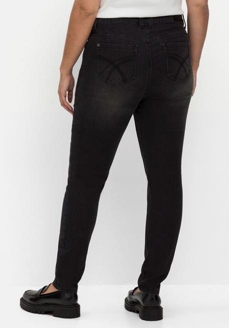 Sheego Skinny Jeans In Curvy-Schnitt SUSANNE - Black Denim Sheego