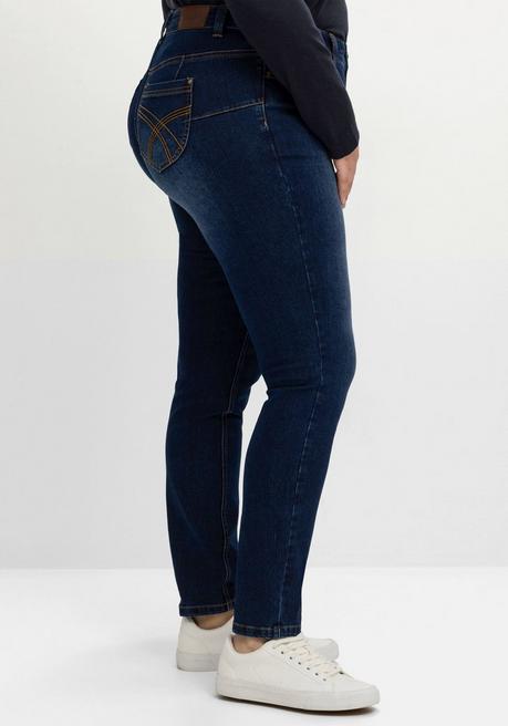 Sheego Skinny Jeans In Curvy-Schnitt SUSANNE - Dark Blue Denim Sheego