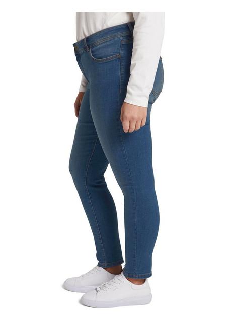 TOM TAILOR Plus Skinny Jeans Mit Bauch-Shaping-Effekt - Blue Denim Sheego