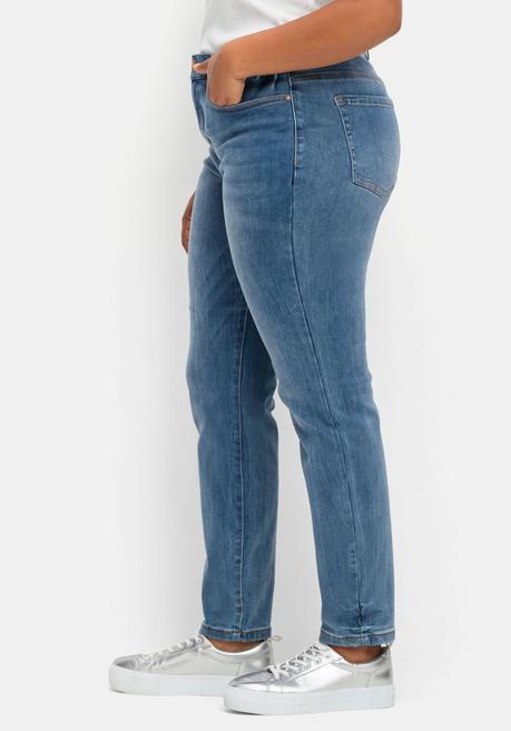 Sheego Skinny Stretch-Jeans Mit Bodyforming-Effekt - Blue Denim Sheego