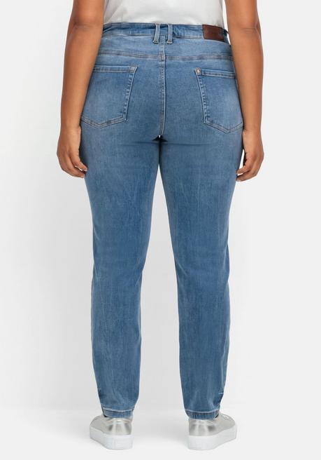 Sheego Skinny Stretch-Jeans Mit Bodyforming-Effekt - Blue Denim Sheego