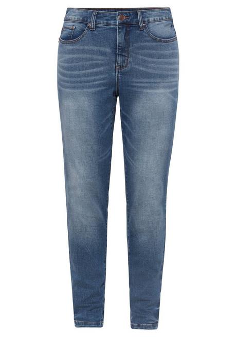 Sheego Skinny Stretch-Jeans Mit Bodyforming-Effekt - Blue Denim Sheego