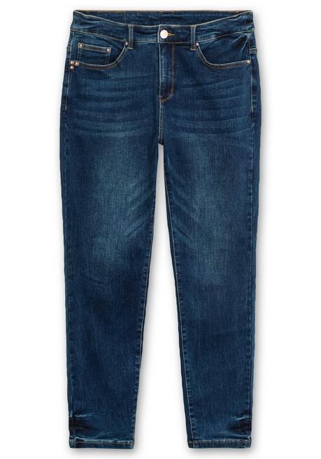 Sheego Skinny Stretch-Jeans Mit Bodyforming-Effekt - Dark Blue Denim Sheego
