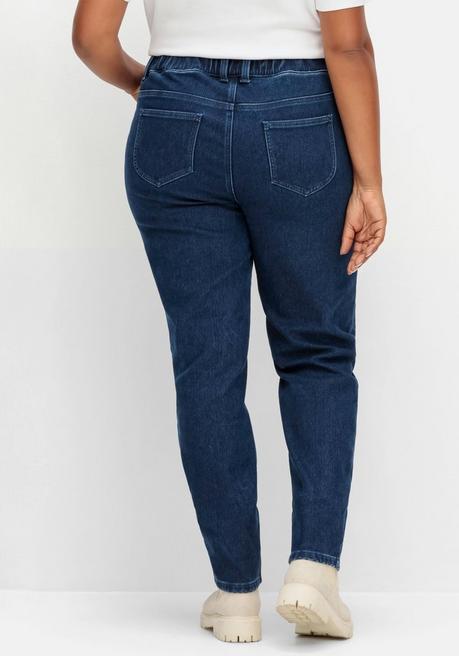 Sheego Skinny Thermojeans Mit Fleece-Innenseite - Dark Blue Denim Sheego