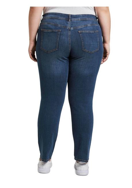 TOM TAILOR Plus Slim Jeans Mit Shaping-Effekt Am Bauch - Blue Denim Sheego