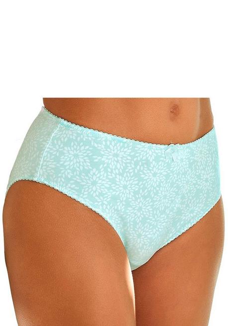 NUANCE Slip in extrahohem Schnitt, aus Baumwolle - mint-weiß sheego