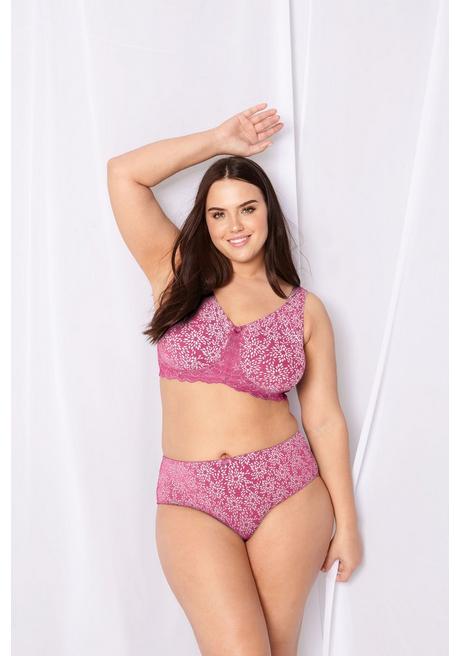 NUANCE Slip In Extrahohem Schnitt, Aus Baumwolle - Pflaume Sheego