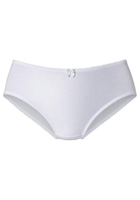 NUANCE Slip in extrahohem Schnitt, aus Baumwolle - weiß sheego