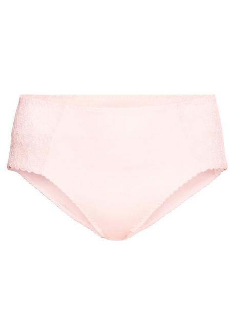 Sheego Slip Mit Besatz Aus Spitze Seitlich - Rosé Sheego