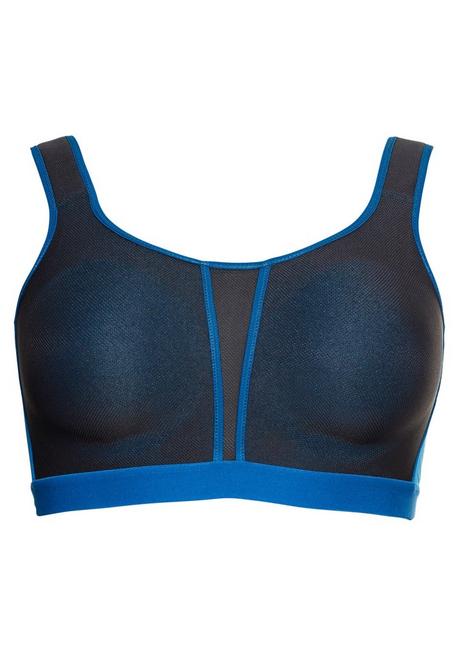Sheego Sport-BH Aus Coolmax®, Im Komfort-Schnitt - Italienblau Sheego