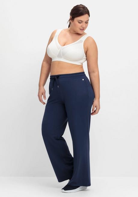 Sheego Sport-BH Aus COOLMAX®, Mit Netzeinsätzen - Weiß Sheego