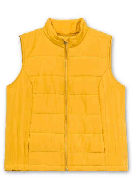 Sheego Steppweste In Leicht Taillierter Form - Ocker Sheego