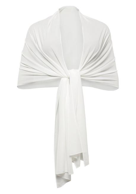 Sheego Stola Aus Fließendem Chiffon - Offwhite Sheego