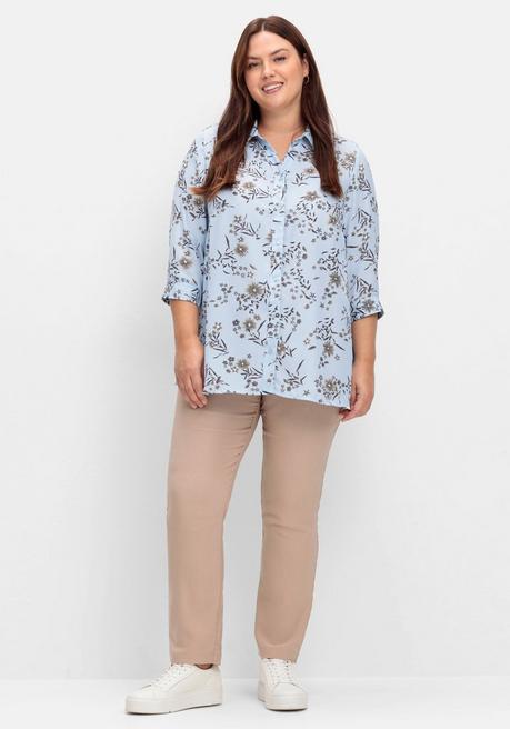 Sheego Stretchhose Mit Innenliegendem Gummizugbund - Beigefarben Sheego