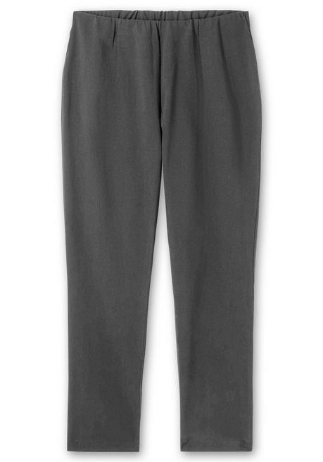 Sheego Stretchhose Mit Innenliegendem Gummizugbund - Dunkelgrau Sheego
