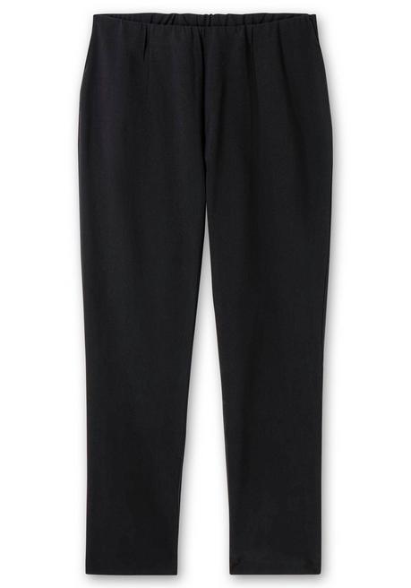 Sheego Stretchhose Mit Innenliegendem Gummizugbund - Schwarz Sheego