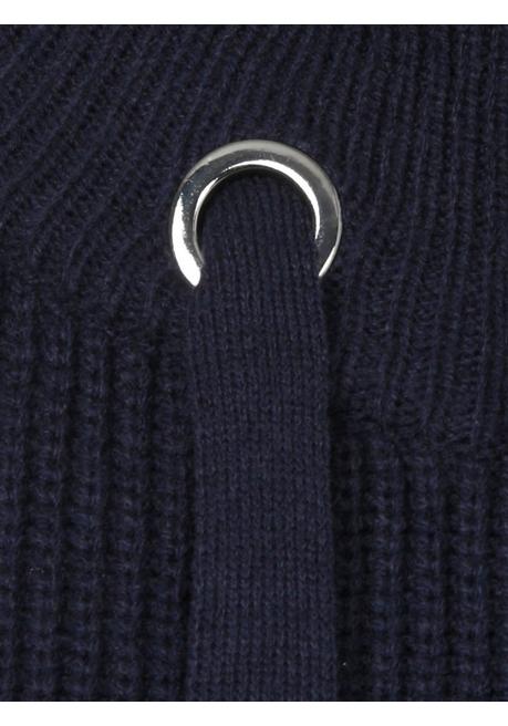 VIA APPIA DUE Strickjacke Mit Bindeband Am Stehkragen - Indigo Sheego