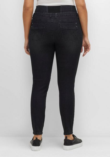 Sheego Super Skinny Jeans In Curvy-Schnitt ANNE - Black Denim Sheego