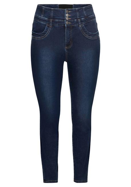 Sheego Super Skinny Jeans In Curvy-Schnitt ANNE - Dark Blue Denim Sheego