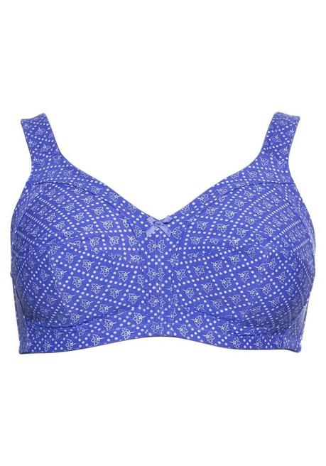 SUSA CREATION Entlastungs-BH - Blau Bedruckt Sheego
