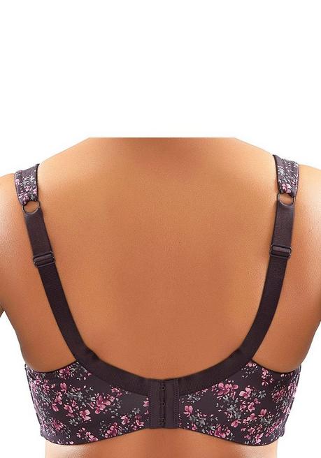 SUSA CREATION Entlastungs-BH - Lila Bedruckt Sheego