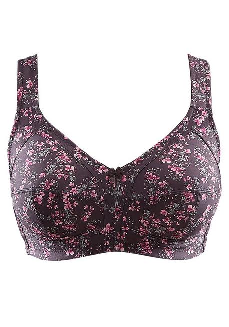 SUSA CREATION Entlastungs-BH - Lila Bedruckt Sheego