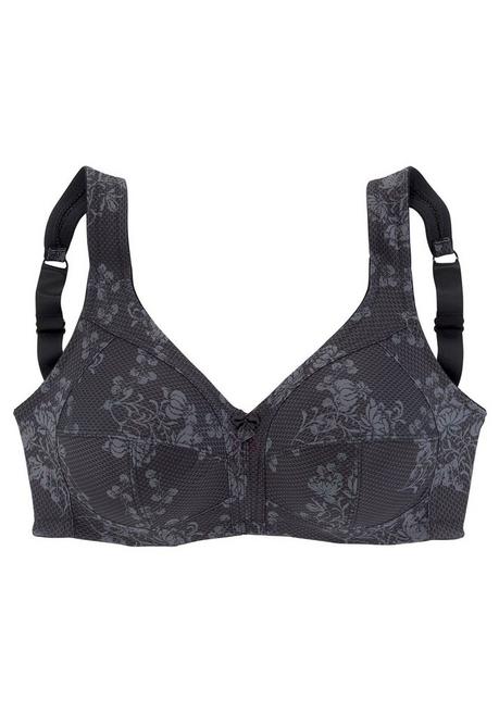 SUSA CREATION Entlastungs-BH - Schwarz-grau Sheego