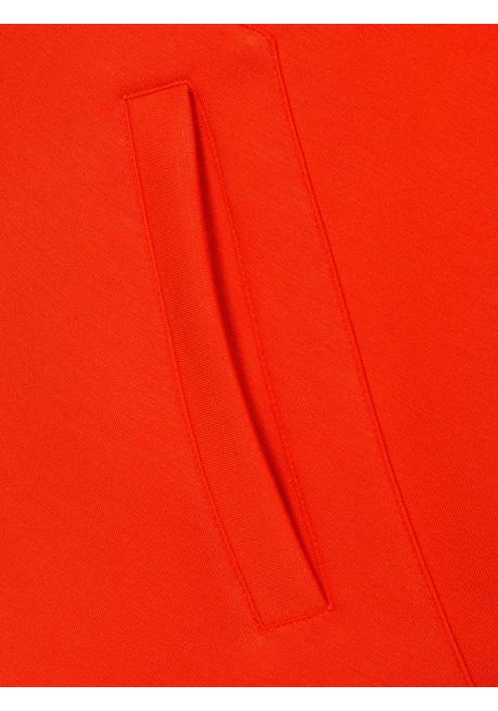 VIA APPIA DUE Sweatjacke Mit Kapuze Und Druckknopfleiste - Orange Sheego