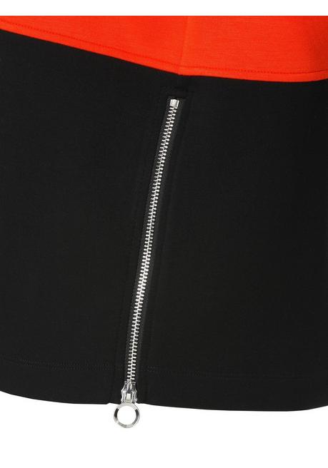 VIA APPIA DUE Sweatshirt Im Colourblocking, Mit Stehkragen - Rotorange Gestreift Sheego