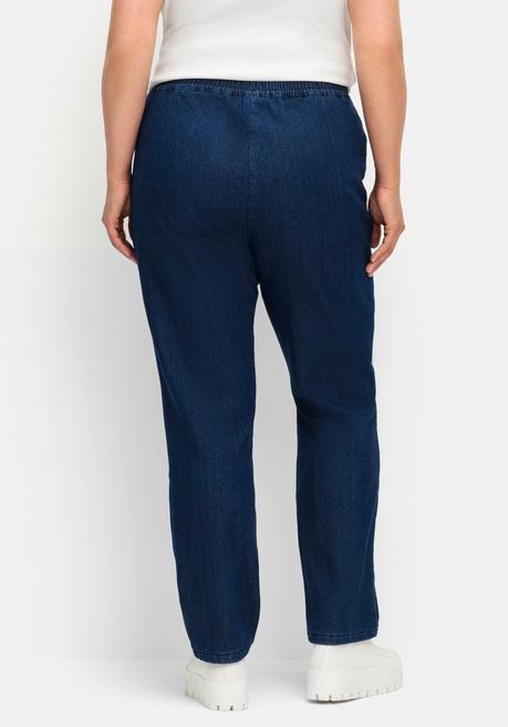 Sheego Thermojeans Mit Komfortbund Und Fleece-Futter - Dark Blue Denim Sheego