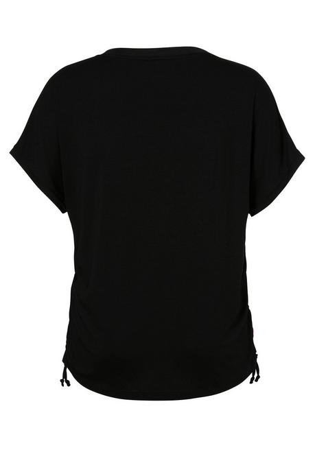 VIA APPIA DUE Tunika Mit Frontprint Und Zwei Saumbändern - Schwarz Gemustert Sheego