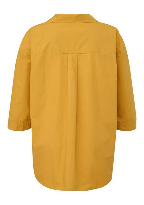 TRIANGLE Tunika Mit Polokragen Und 3/4-Ärmeln - Senfgelb Sheego