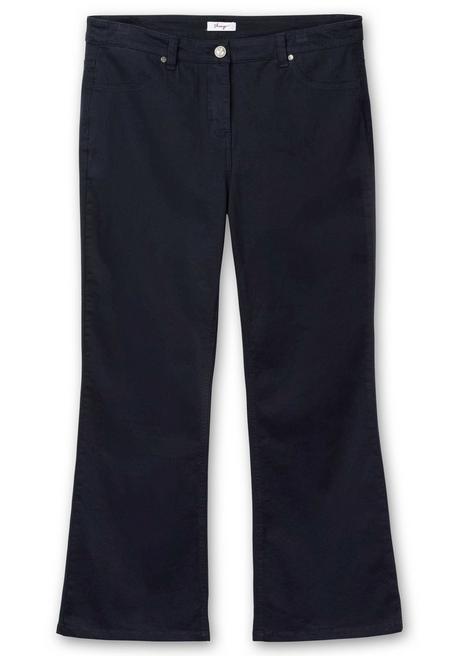 Sheego Twillhose In Bootcutform Mit Shaping-Einsatz - Nachtblau Sheego