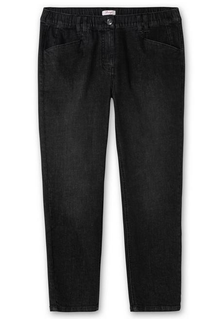 Sheego Ultraflexible Skinny Jeans Mit Gummibund - Black Denim Sheego