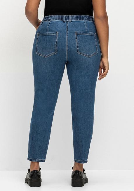 Sheego Ultraflexible Skinny Jeans Mit Gummibund - Blue Denim Sheego