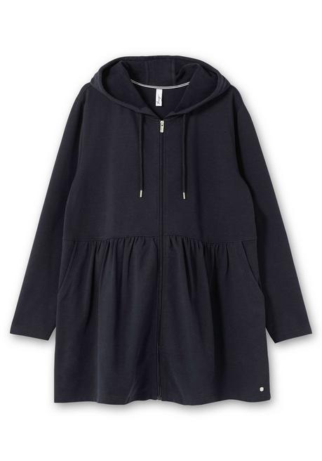 Sheego Umstands-Sweatjacke Mit Kapuze - Tiefblau Sheego